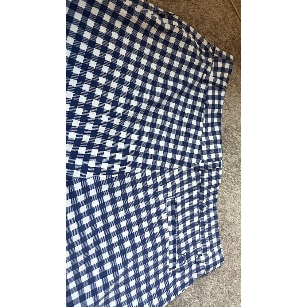 Southern Tide Inlet Gingham Performance Short Womens 2 Nautical Navy - Picture 7 of 13